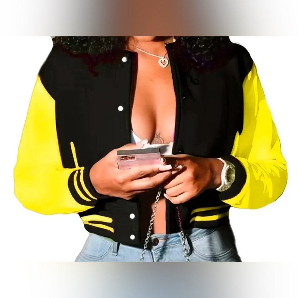 Bomber letterman jacket